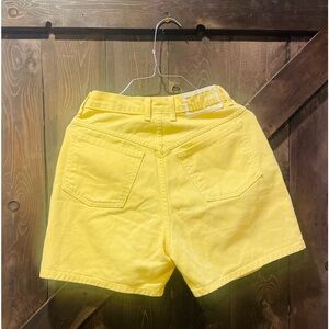 - Vintage Yellow BONGO Jean shorts
